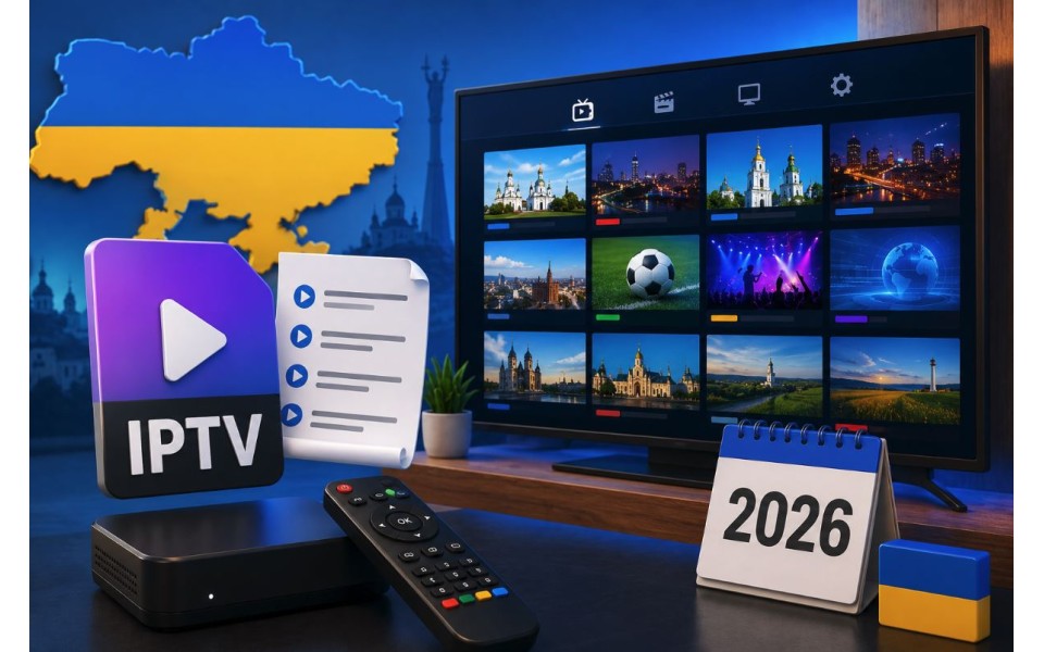 Список IPTV плейлистів для України 2026