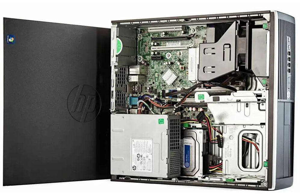Вигляд HP 8300 SFF всередині