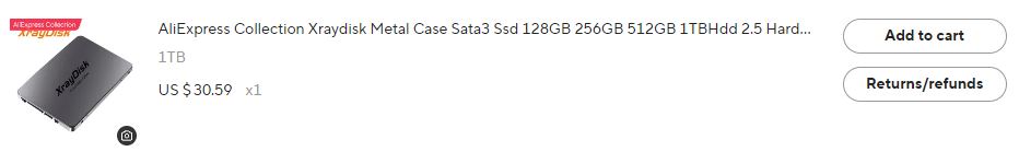 Ціни ssd станом на 2023 рік